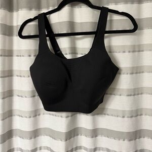 Victoria’s Secret Black Sports Bra with Wide Straps and Scoop Neckline- 36DD